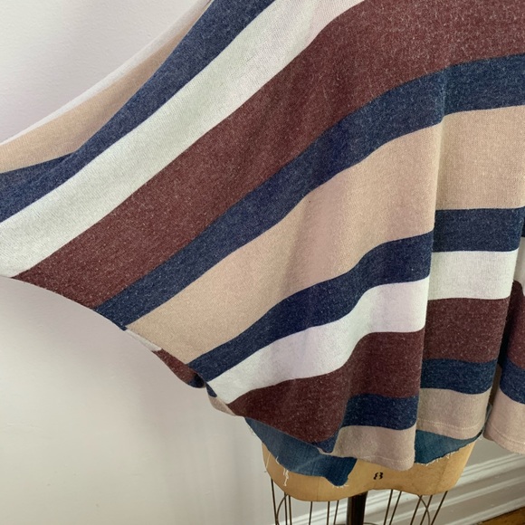 Audrey 3+1 Soft Fuzzy Stripe Pullover Hacci - Picture 4 of 6